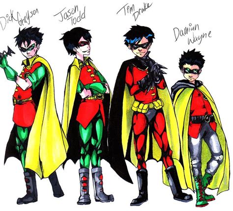 names of robin in batman